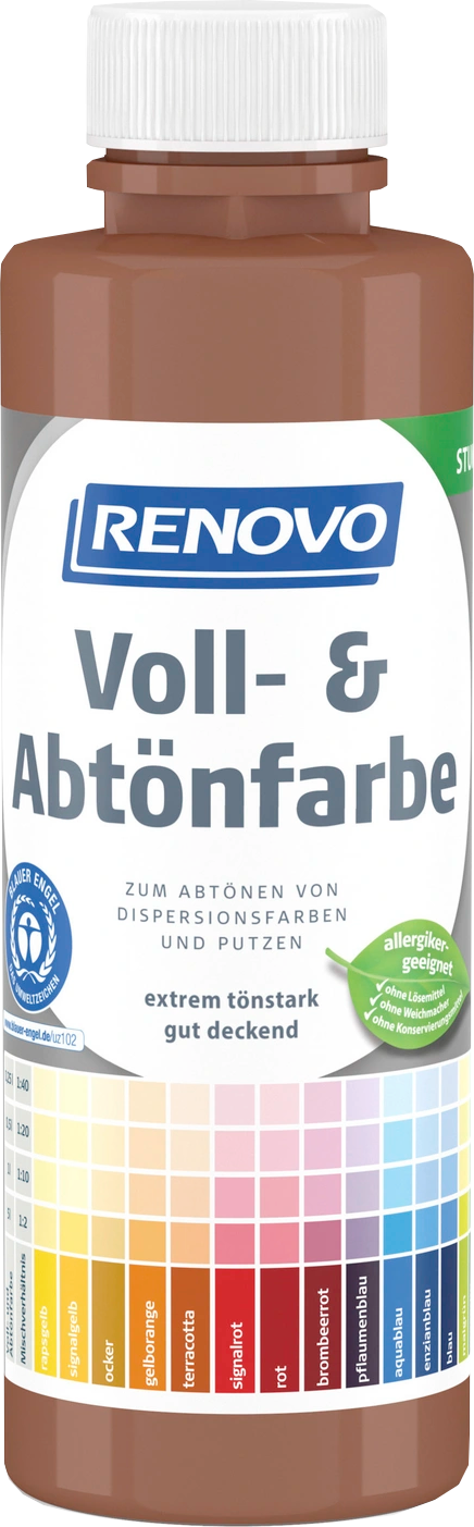 500ml Renovo Volltonfarbe Moccabraun