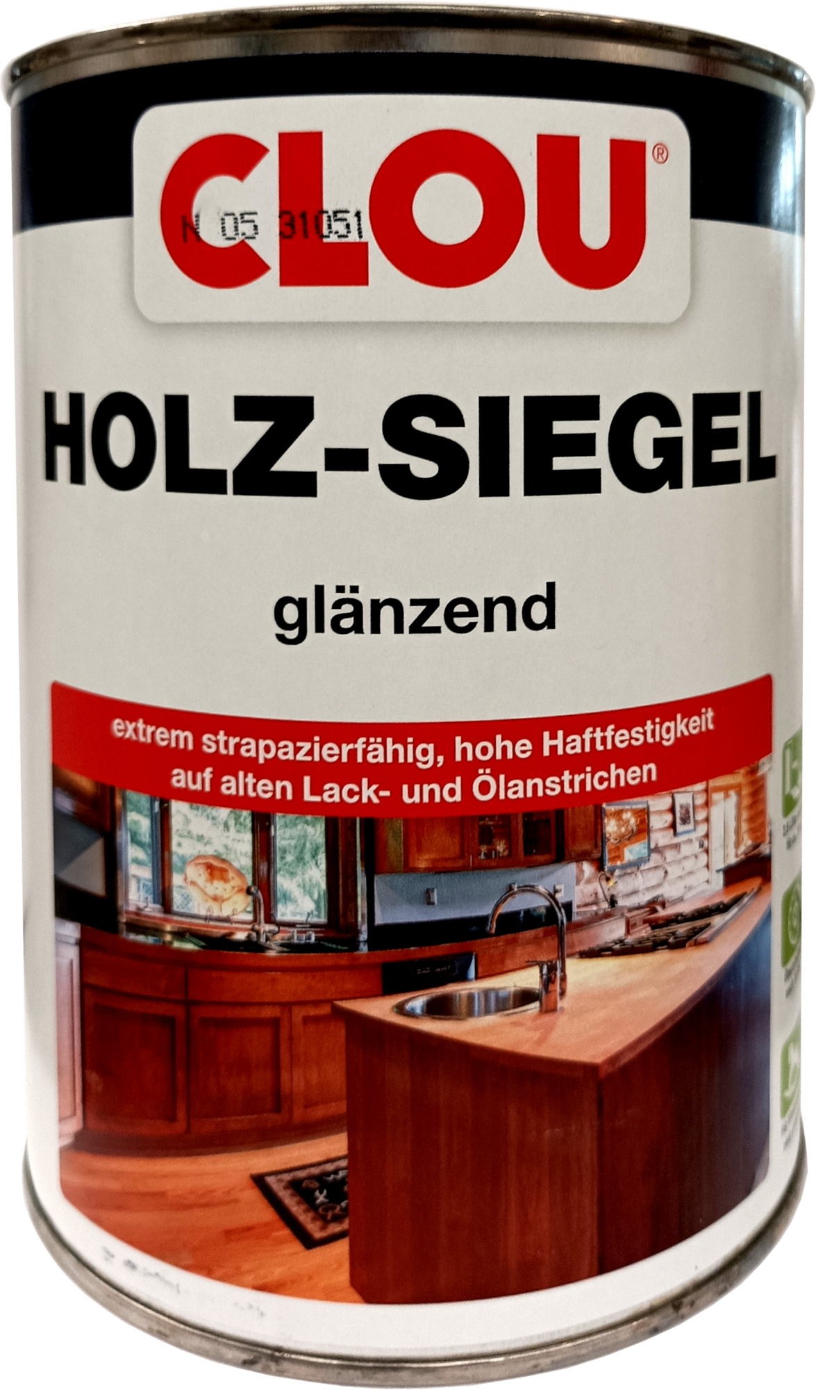 2,5L Clou EL Holz-Siegel glänzend