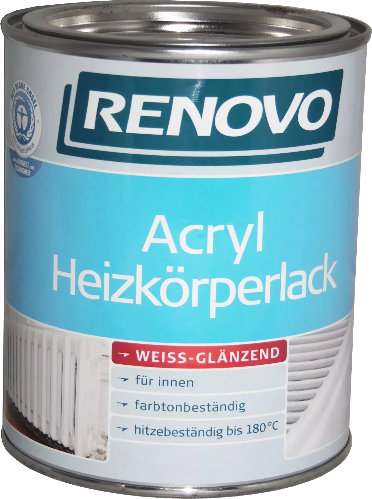 750ml Renovo Acryl Heizkörperlack weiss