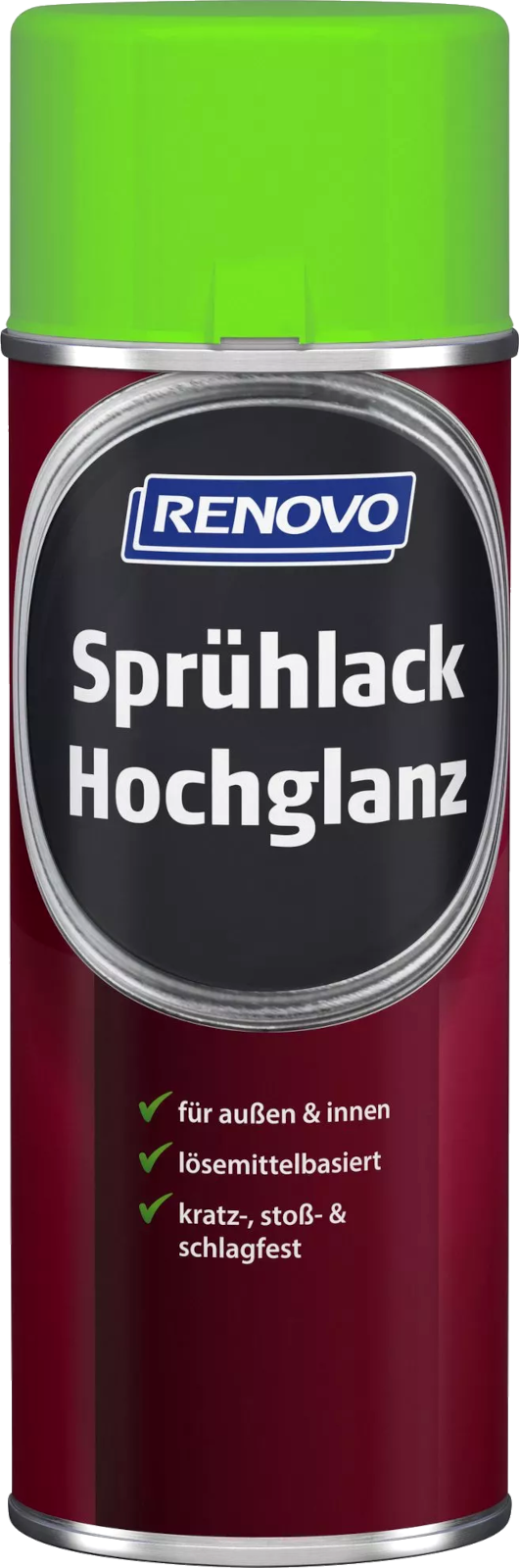 400ml Renovo Sprühlack hochglänzend Gelbgrün