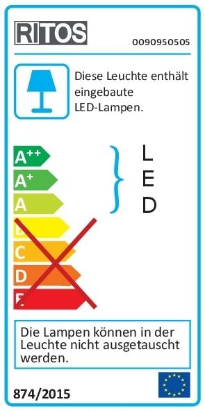 LED-Handleuchte 7W schwarz