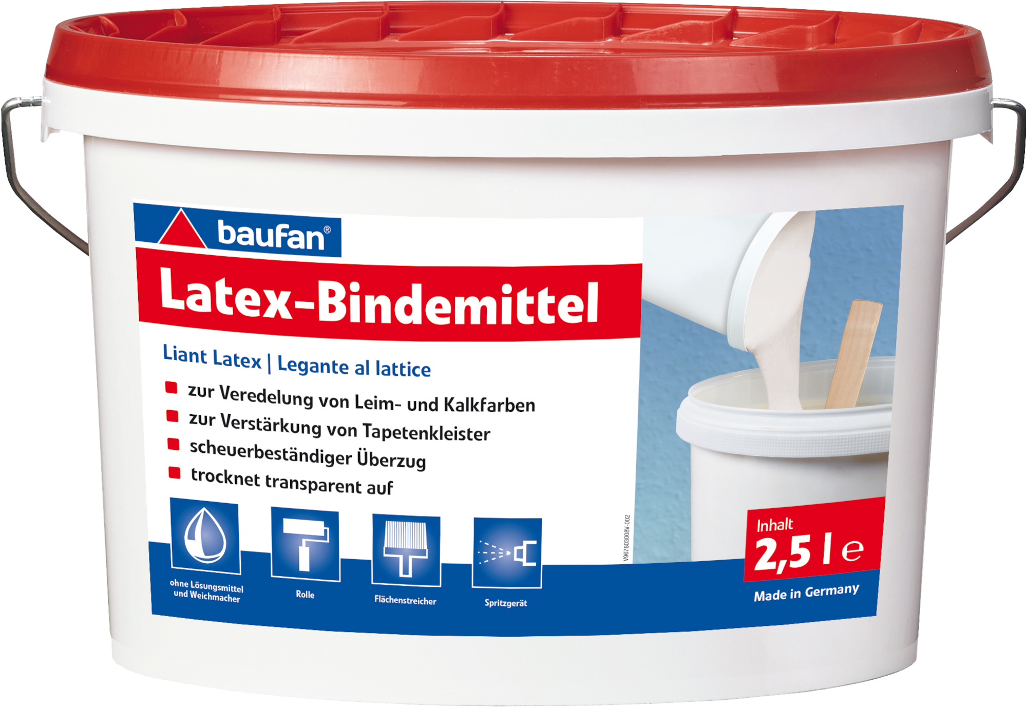 2,5 Liter BAUFAN Latex Bindemittel