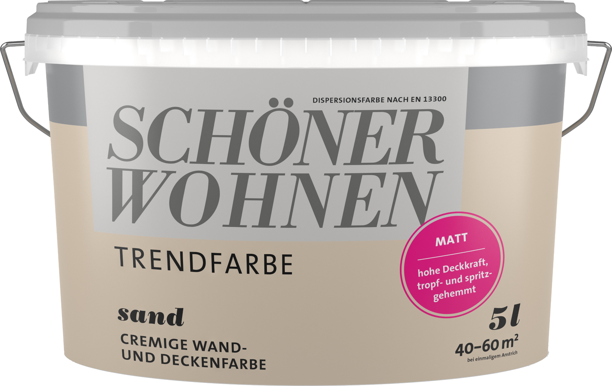 5L Schöner Wohnen-Trend Wandfarbe matt Sand