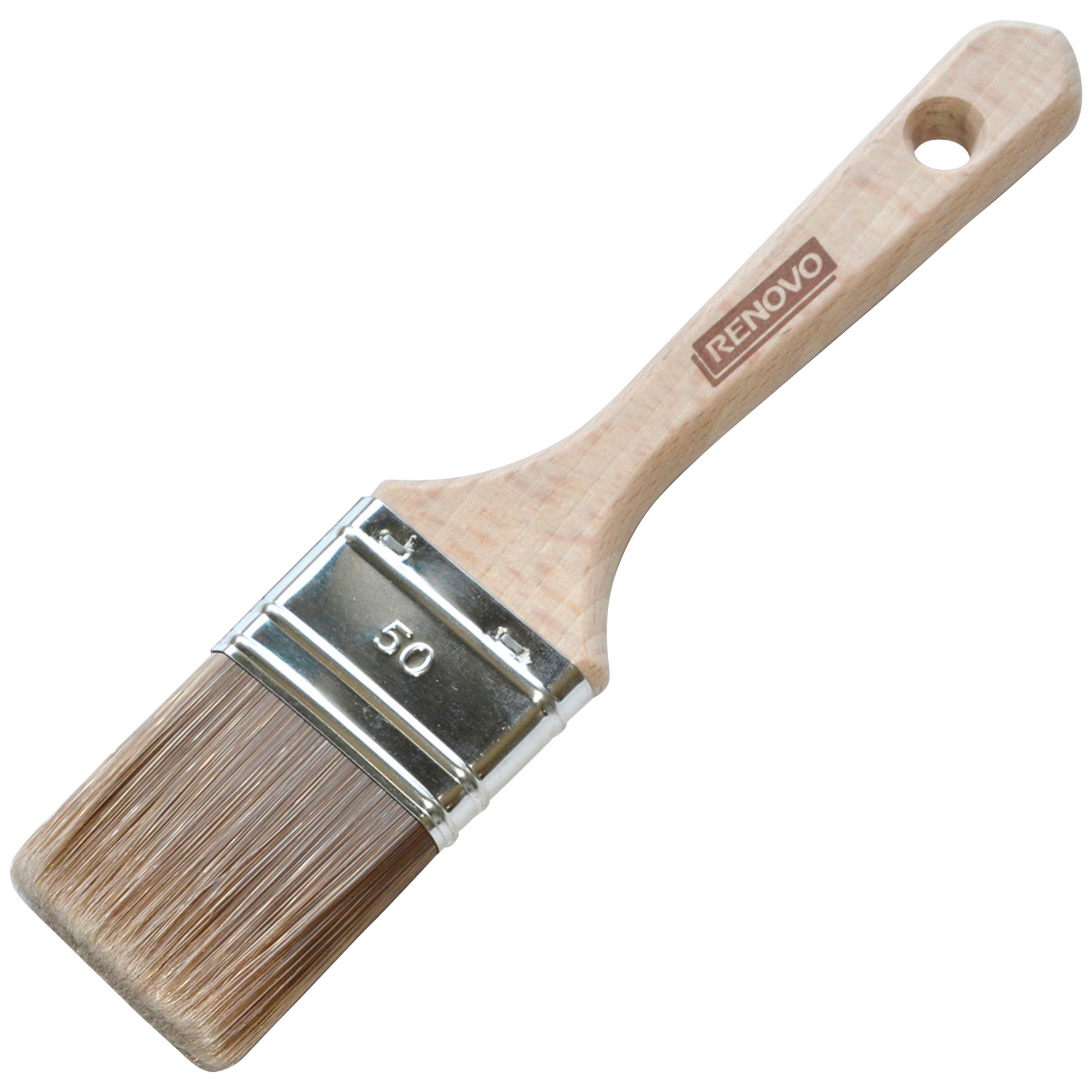 50mm Renovo Lasur-Flachpinsel Holzgriff