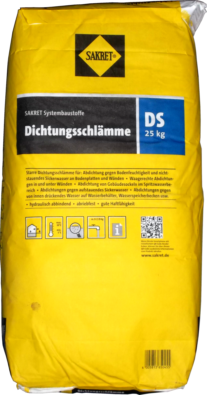 25kg Sakret Dichtungsschlämme mineralisch