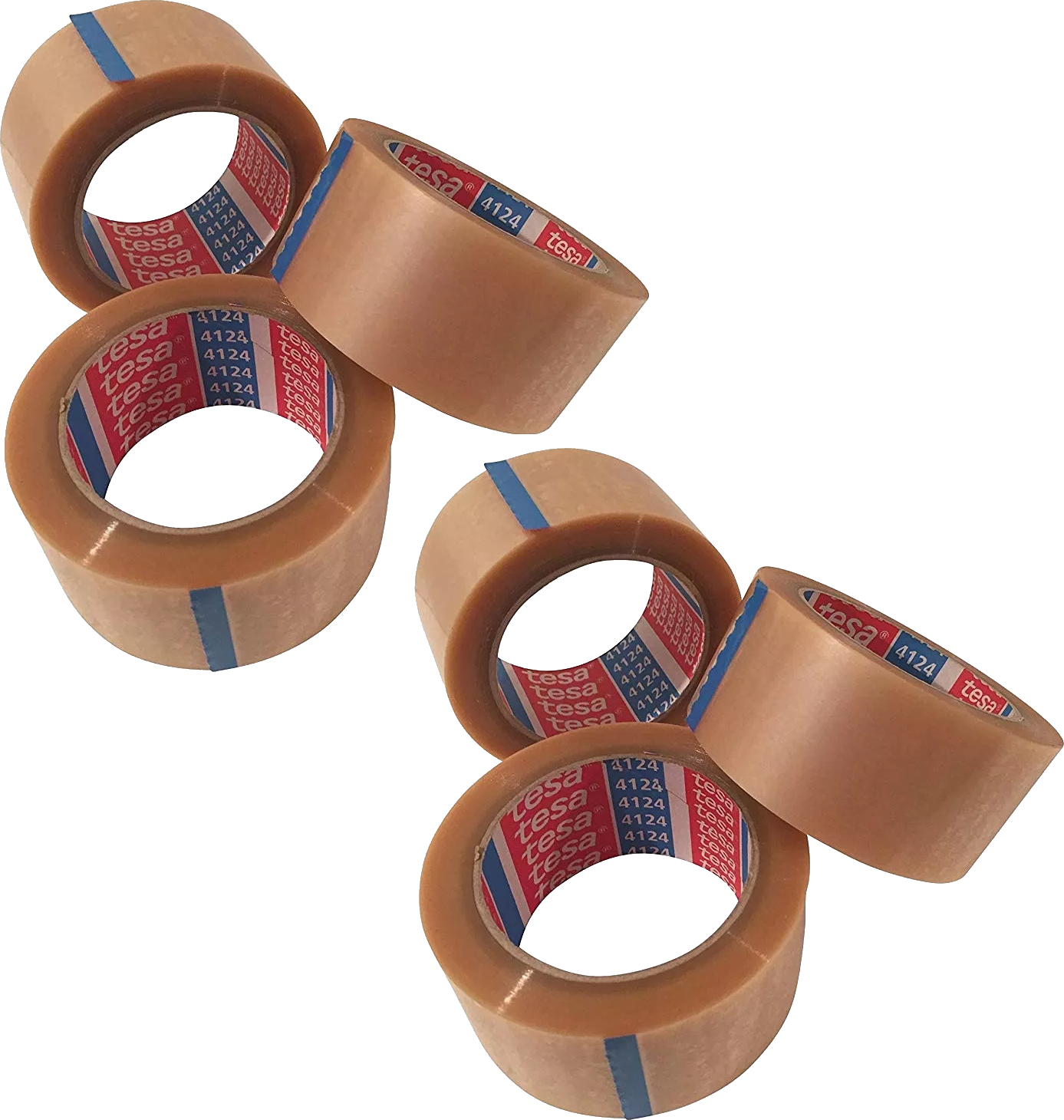 6x tesa Packband PVC 66mx50mm transp. Premium