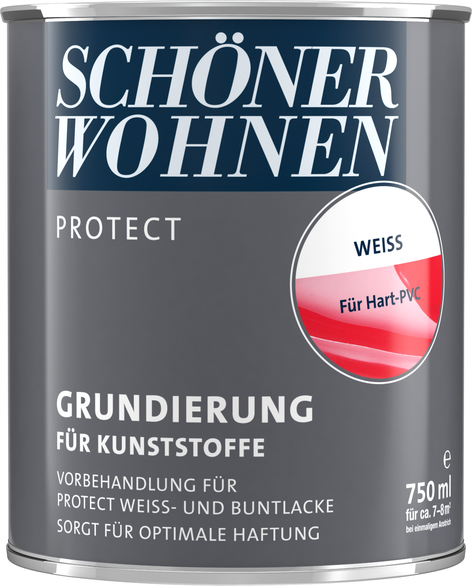750ml Schöner Wohnen Protect Grundierung für Kunststoffe weiss