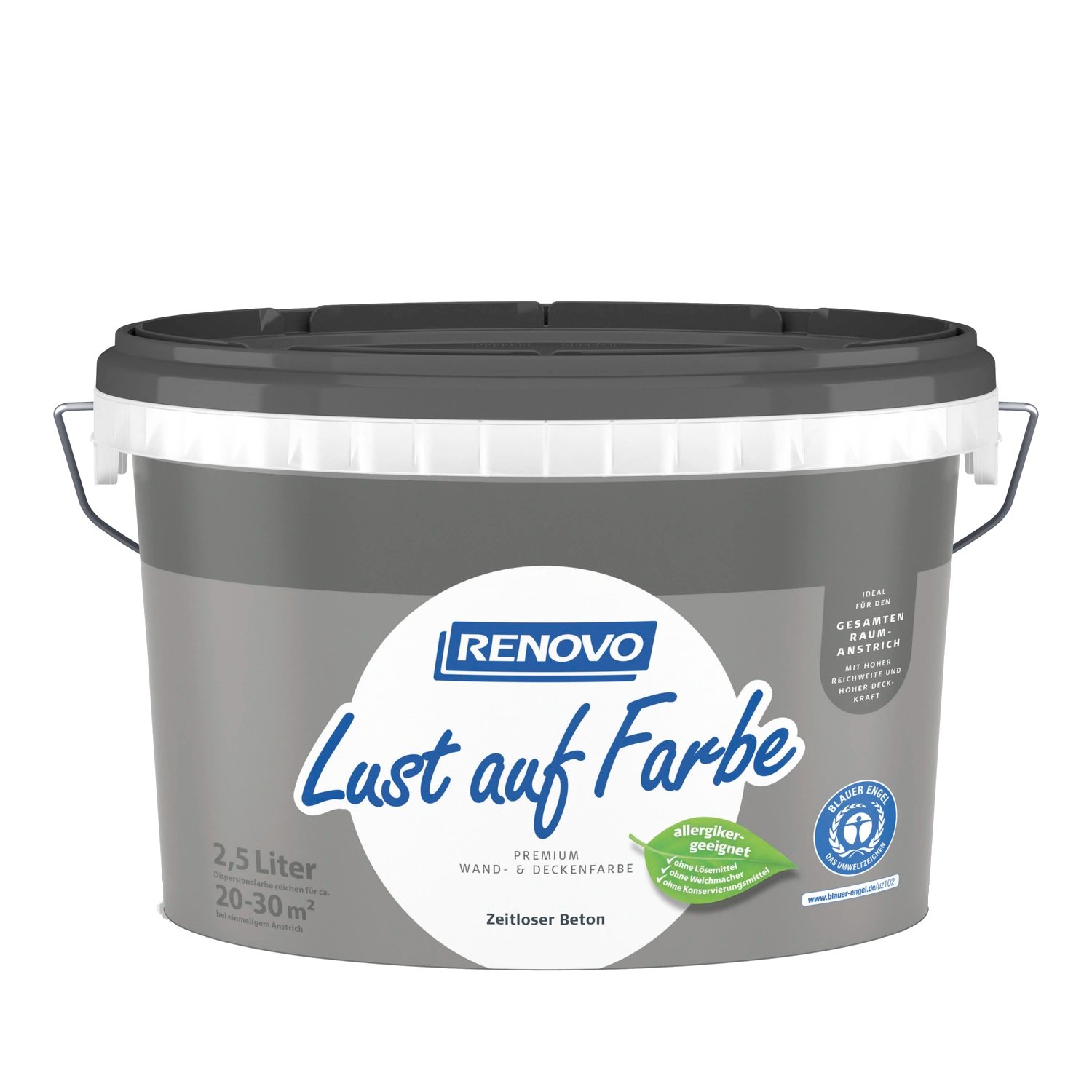 2,5L Renovo Lust auf Farbe, Zeitloser Beton