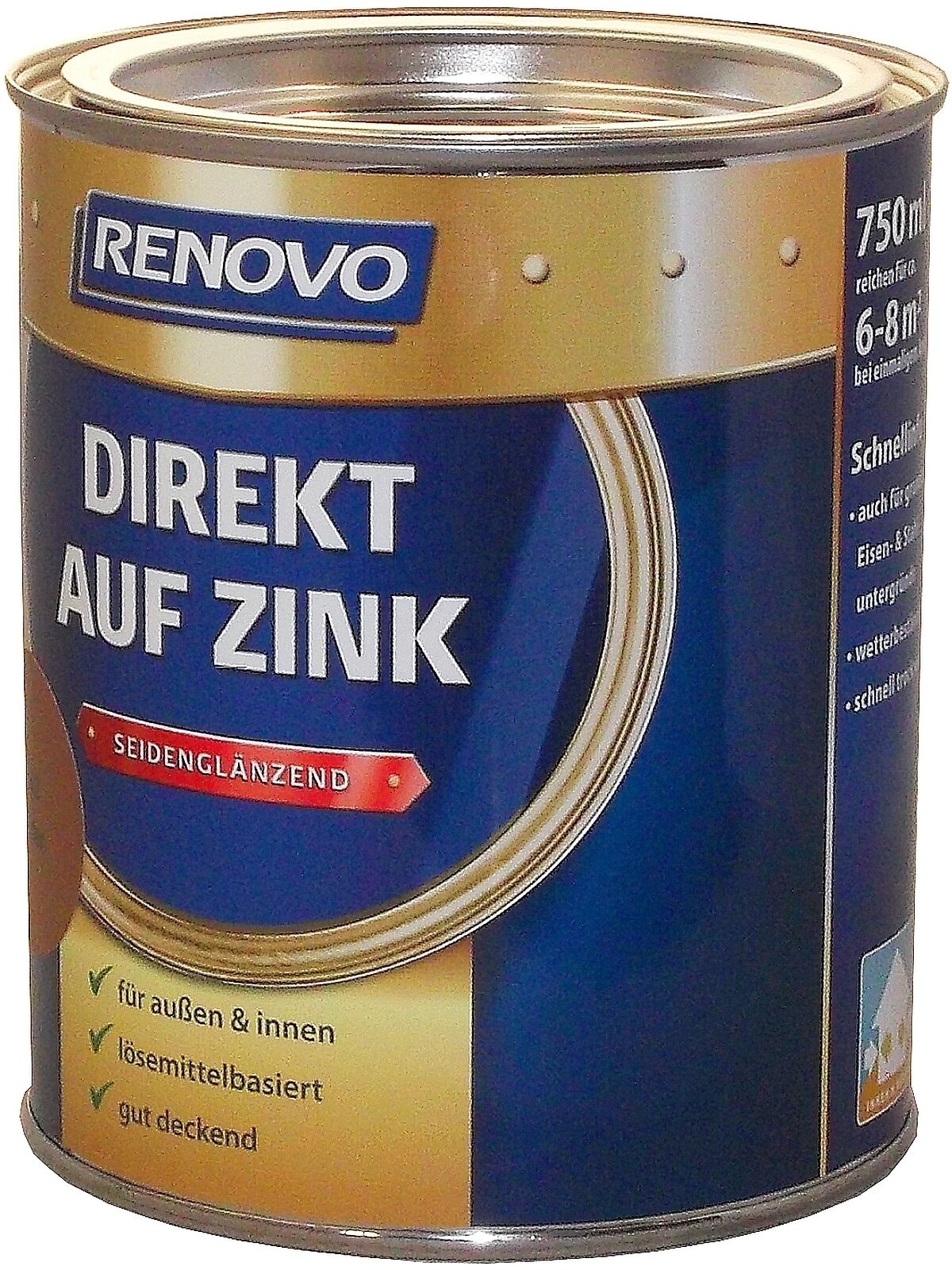750ml Renovo Direkt auf Zink, Kupfer 8162
