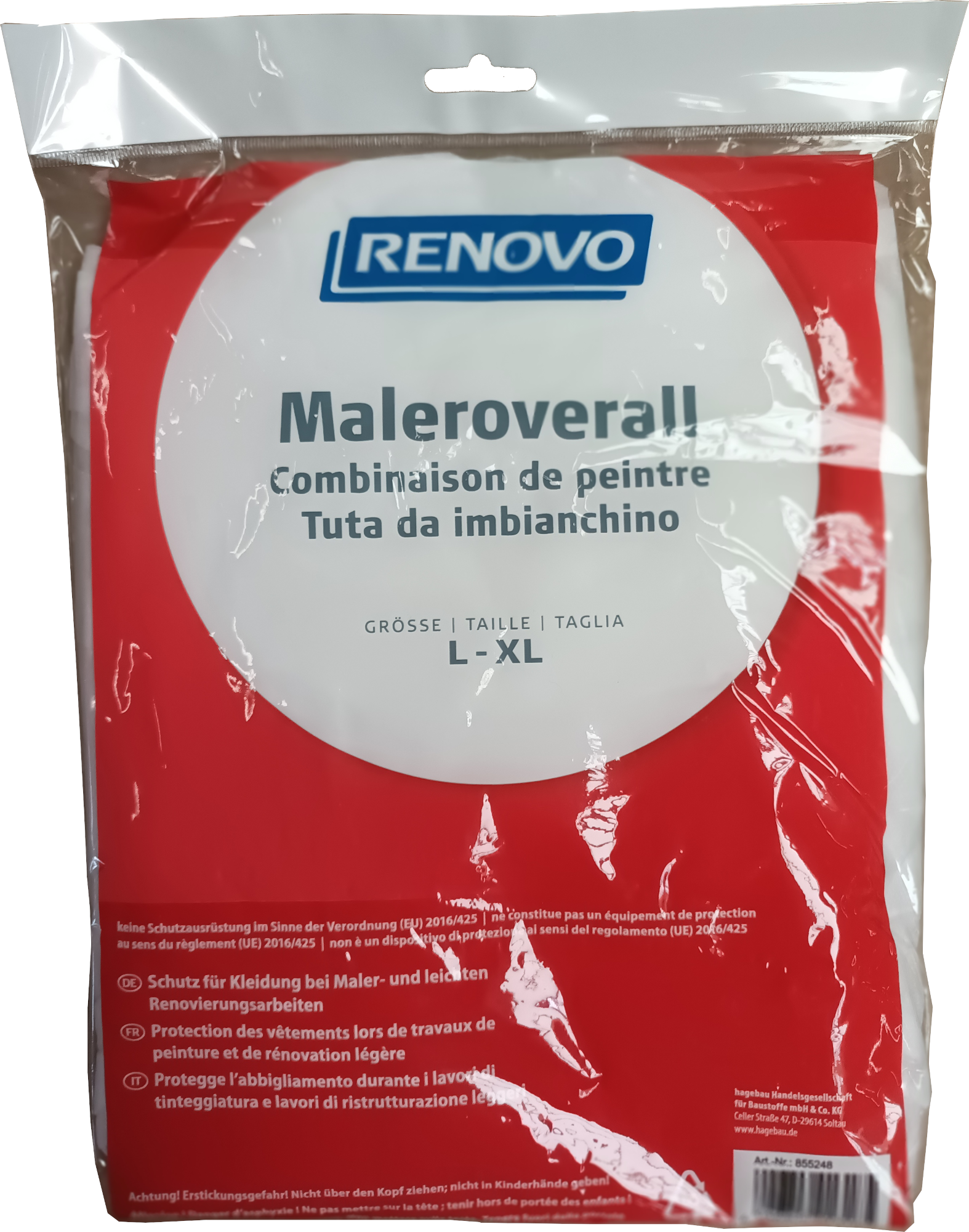 Renovo Maler-Overall Größe L - XL