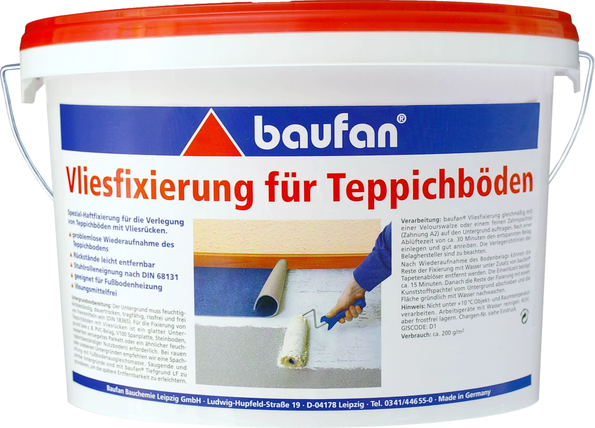 3 Kilogramm Baufan Vliesfixierung