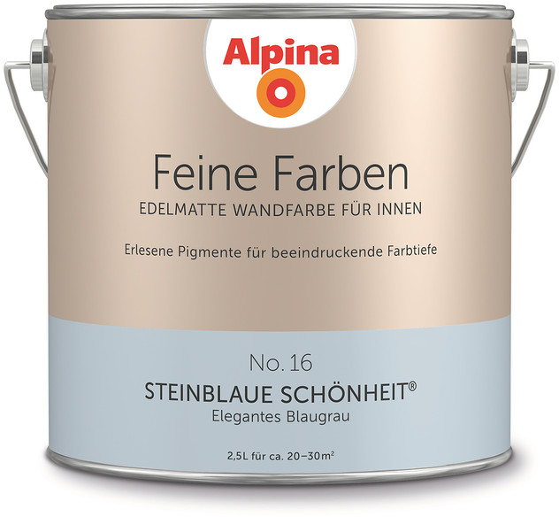 2,5L ALPINA Feine Farben Steinblaue Schönheit No16