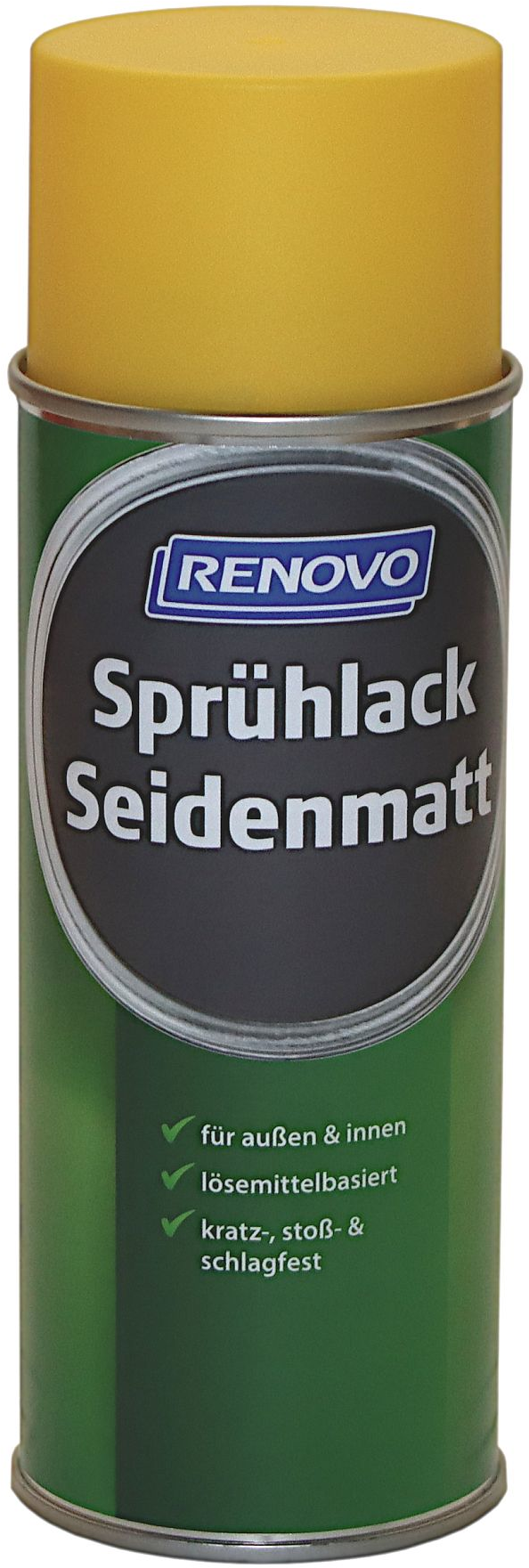 400ml Renovo Sprühlack Seidenmatt Rapsgelb RAL1021
