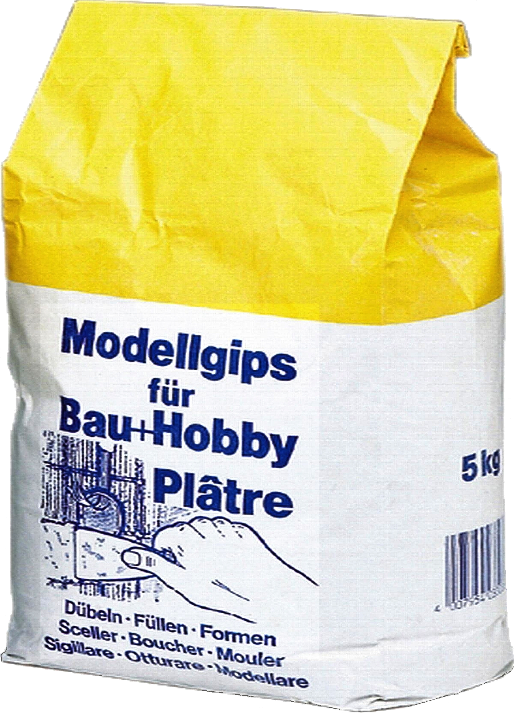 5kg Modellgips für Bau und Hobby