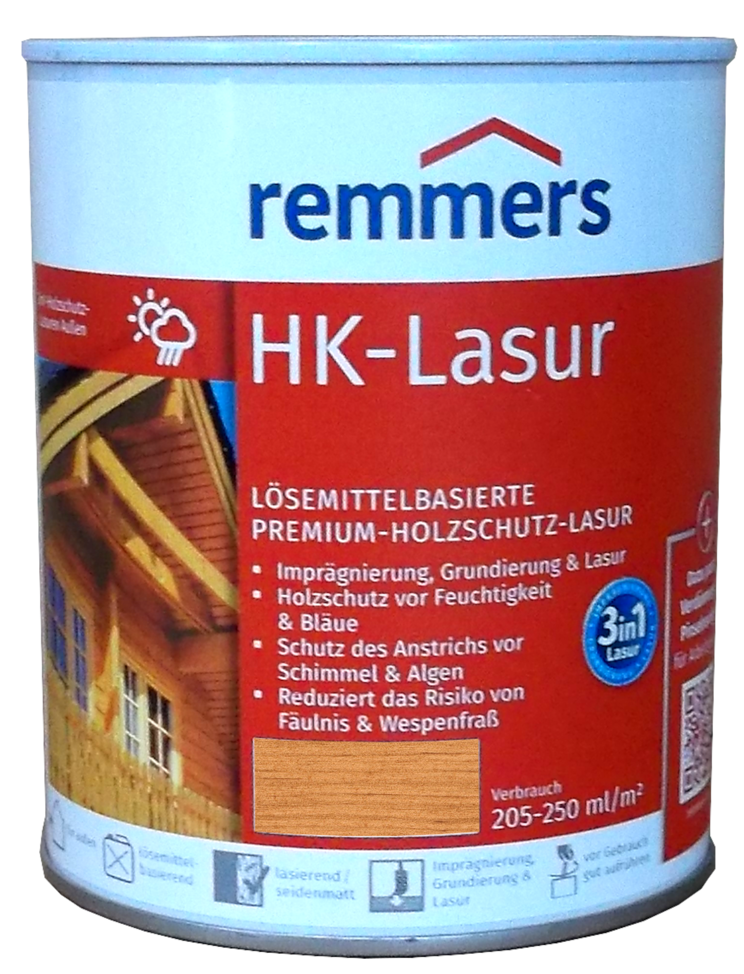 750ml Remmers HK Lasur Pinie Lärche