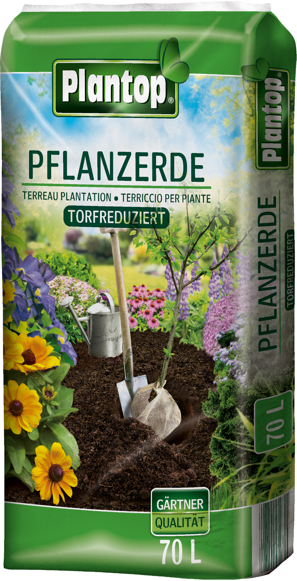 70L PLANTOP Pflanzerde Torfreduziert