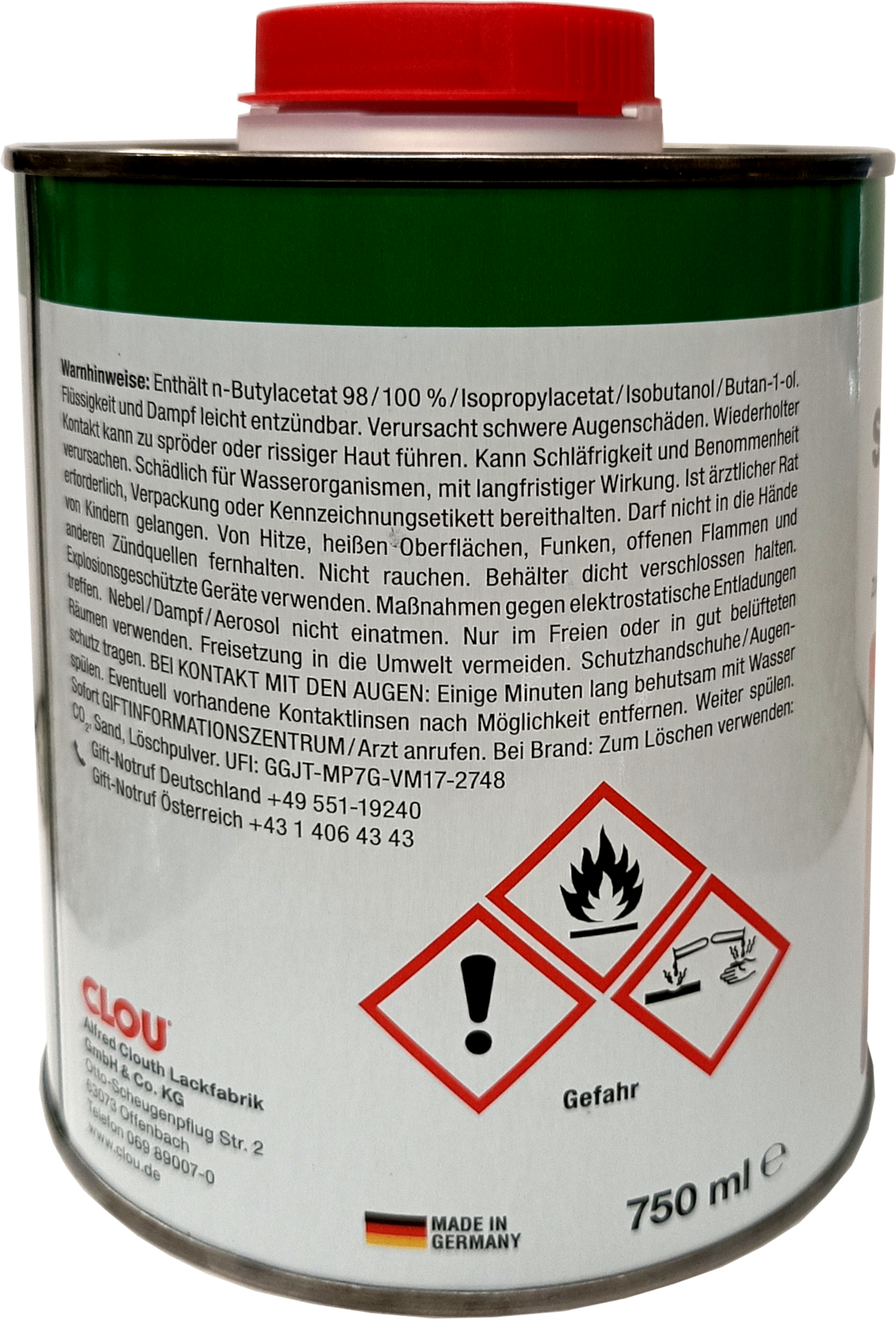 750ml Clou G1 Schnellschleif-Grundierung