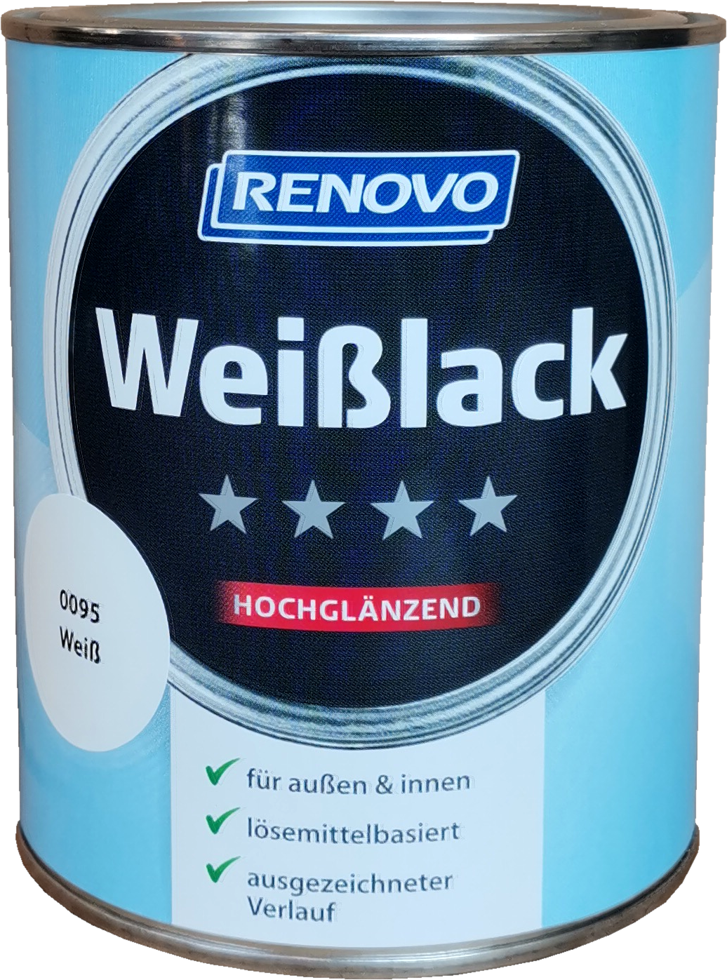 750ml Renovo Weisslack hochglänzend