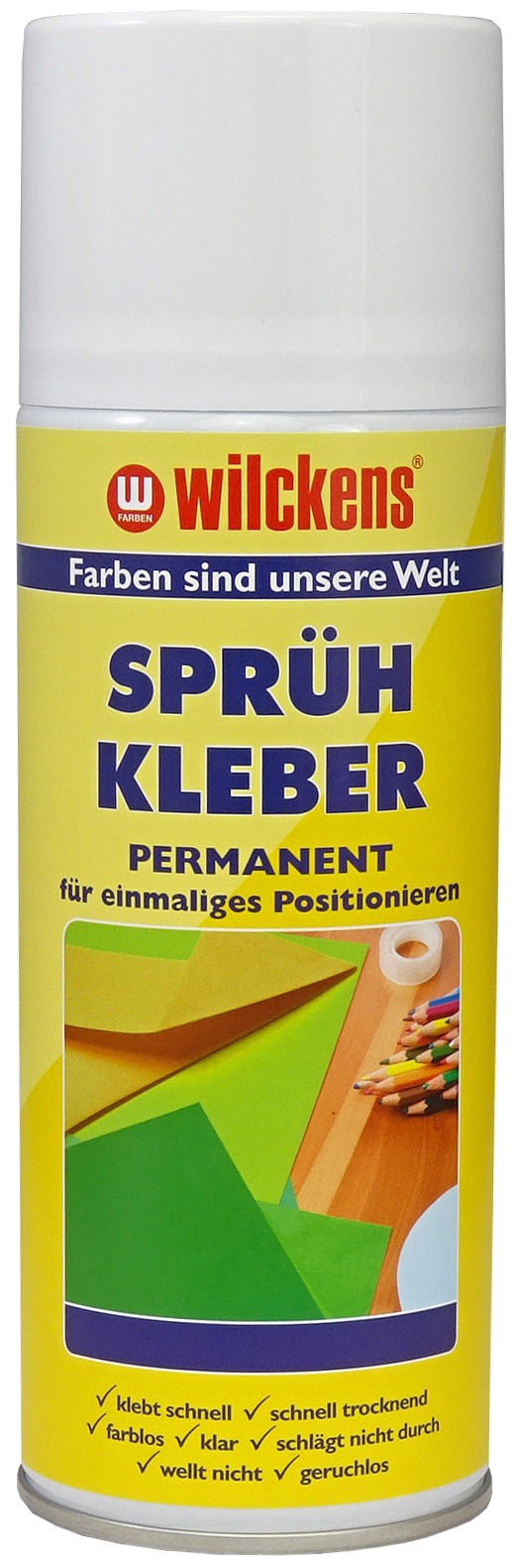 400ml Wilckens Sprühkleber permanent transparent