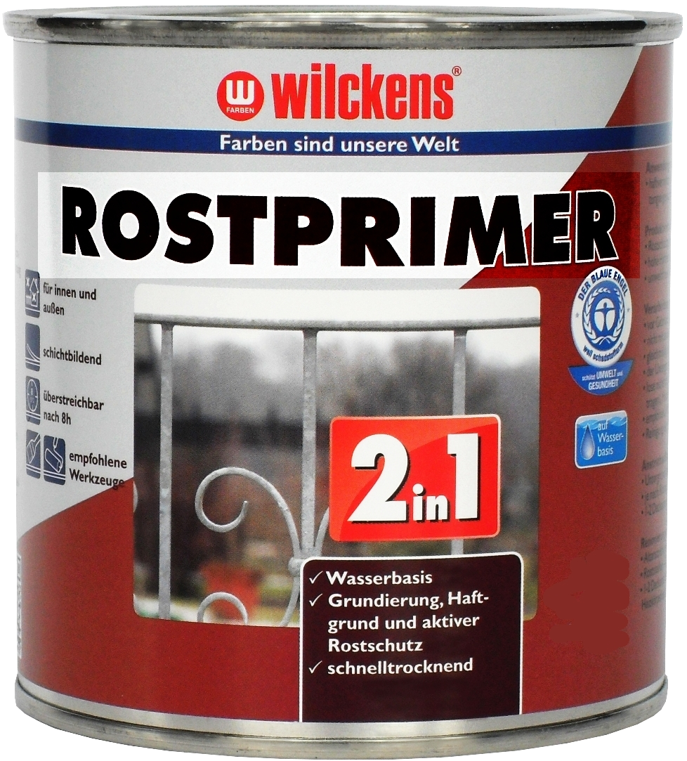 750ml Wilckens 2in1 Rostprimer rotbraun