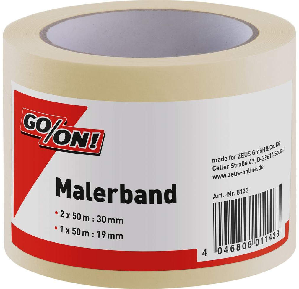 GO/ON Malerkrepp flach, 2x30mm, 1x19mm