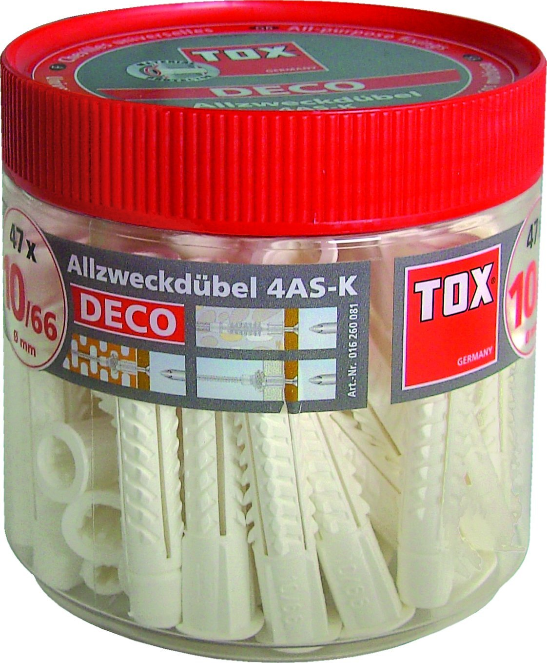 Allzweckdübel 4 AS K 10/66 ( 47 Stück)