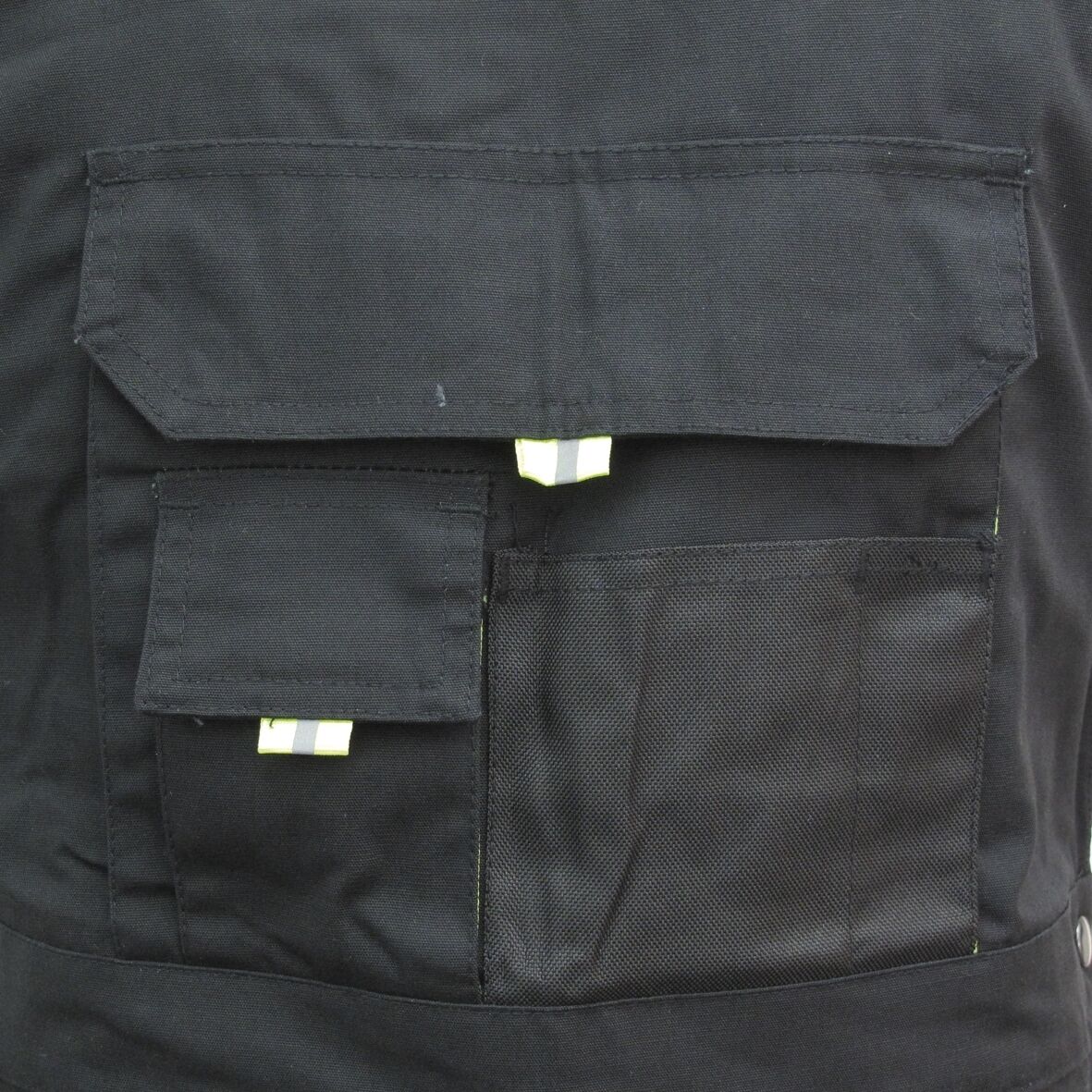 Triuso POWER Latzhose schwarz/grün 270g Größe 46