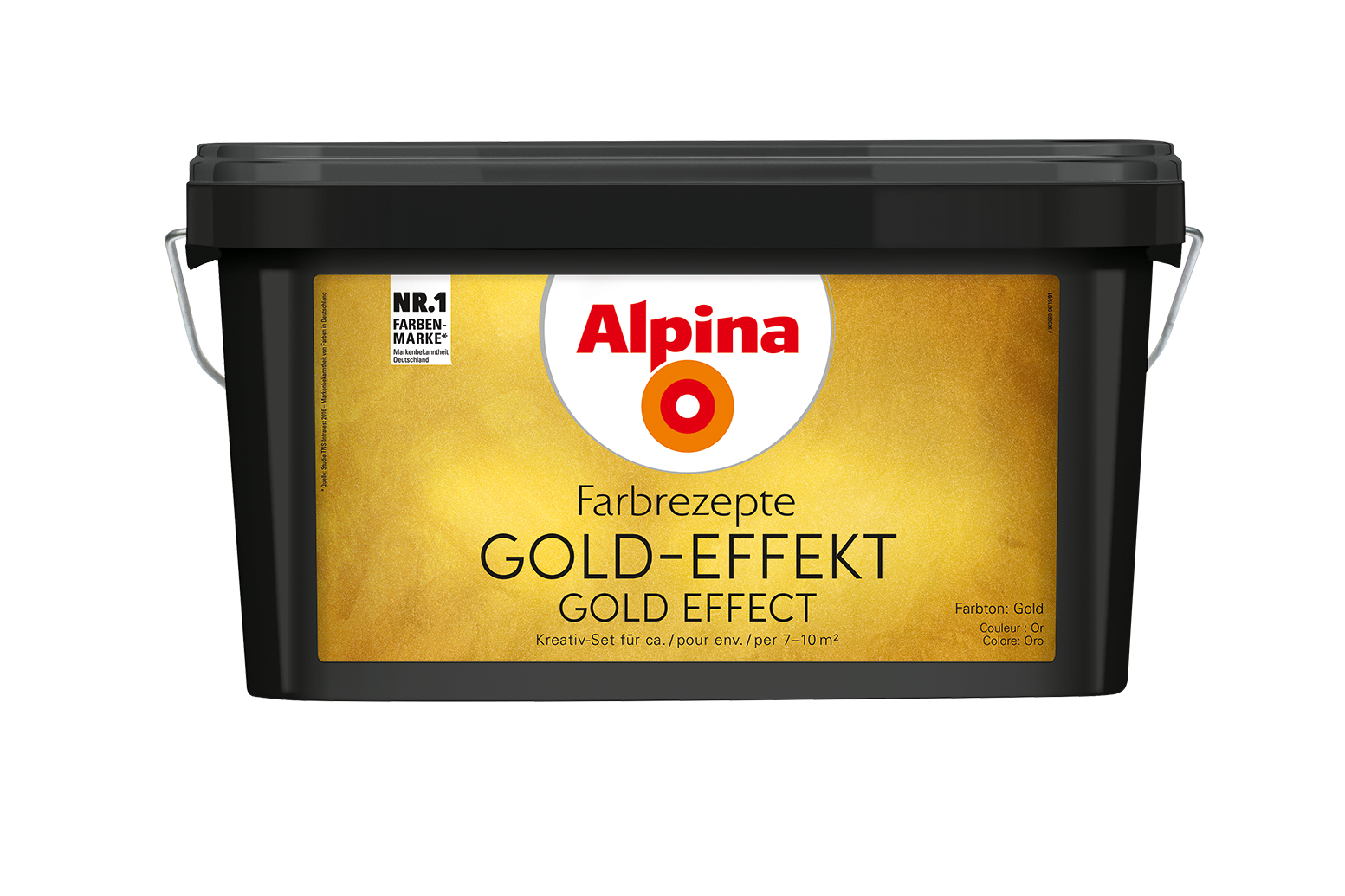 4L ALPINA Farbrezepte Gold-Effekt Set ca.7-10m²