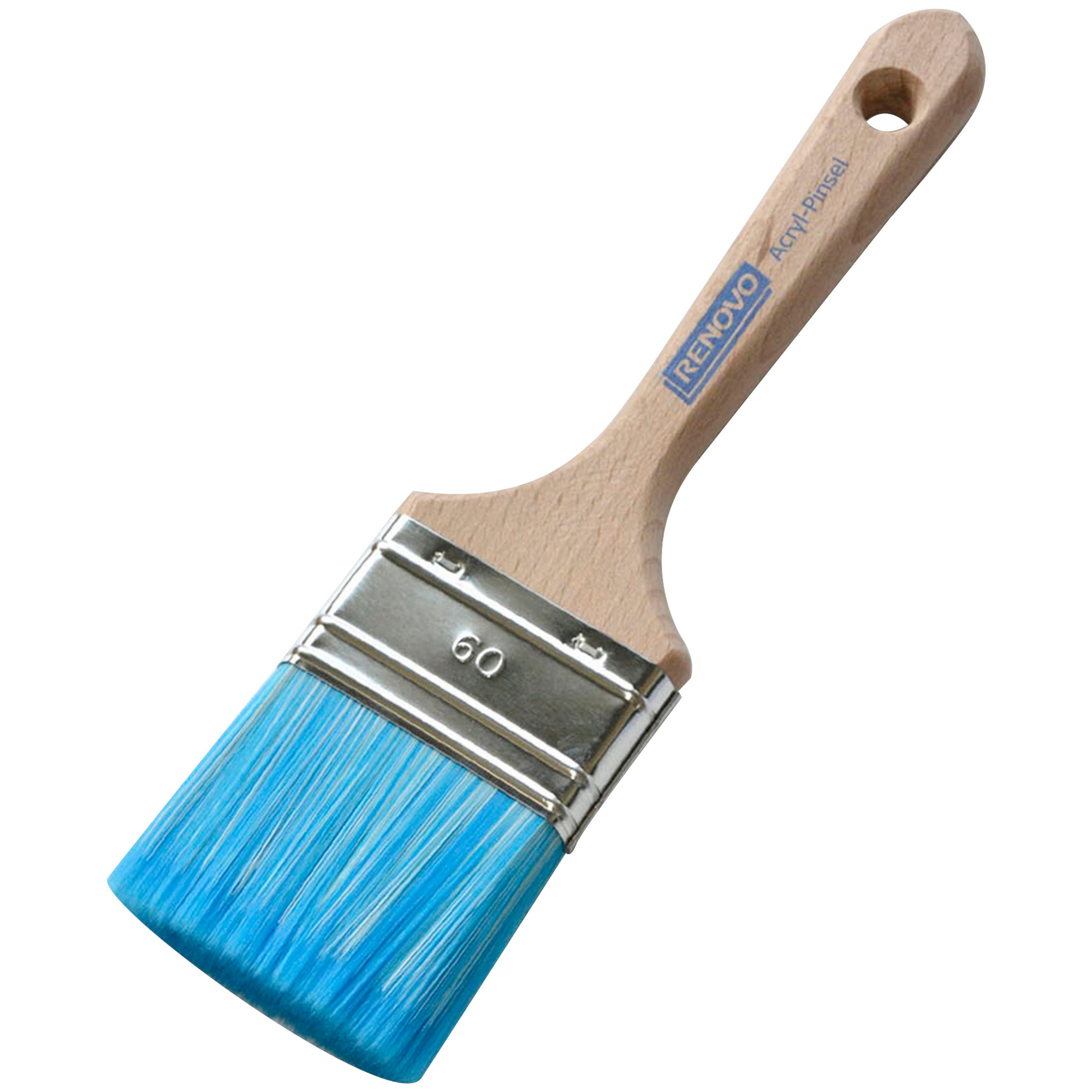 60mm Renovo Acryl-Flachpinsel, Holzgriff