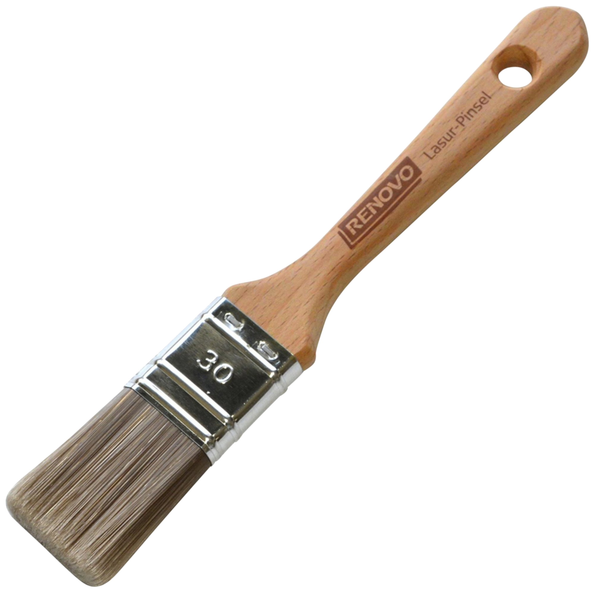 30mm Lasur-Flachpinsel, Fillpro, Holzgriff