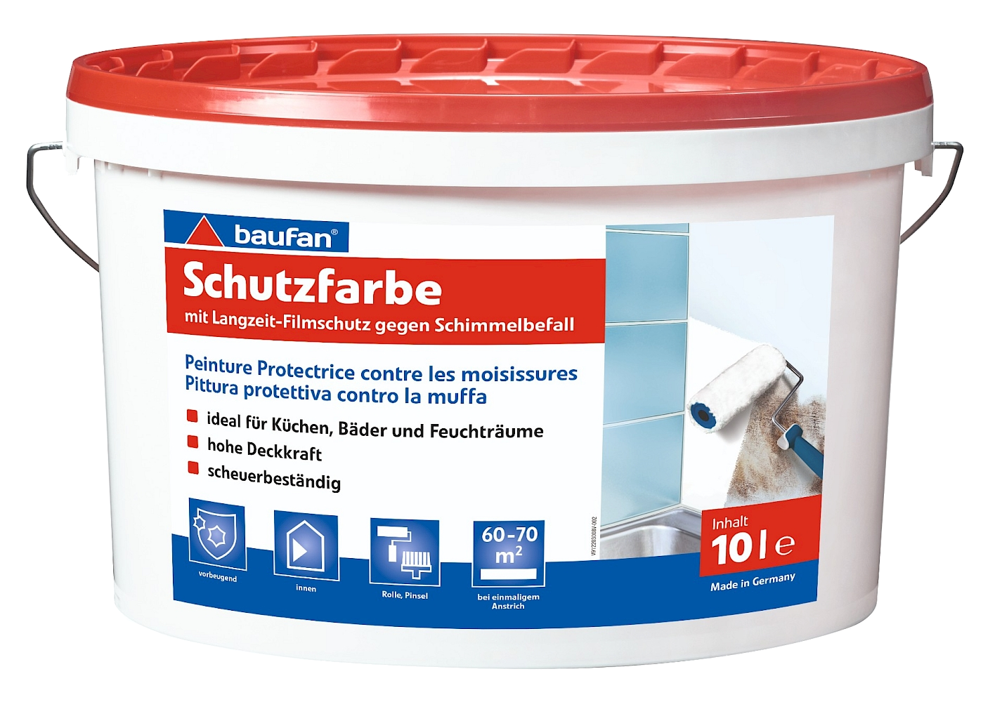 10L BAUFAN Anti-Schimmelfarbe