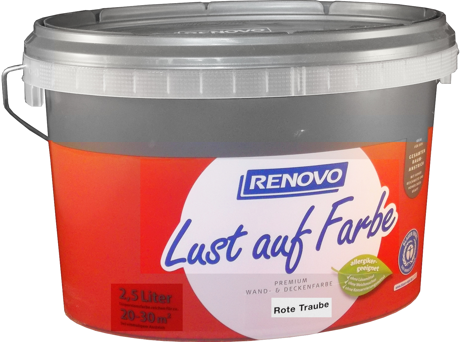 2,5L Renovo Lust auf Farbe, Rote Traube