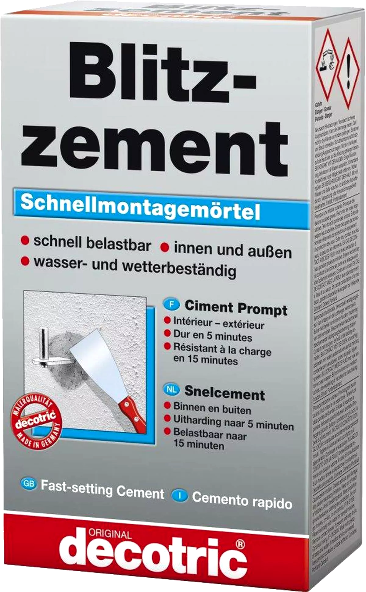 1kg Blitzzement Schnellmontagemörtel