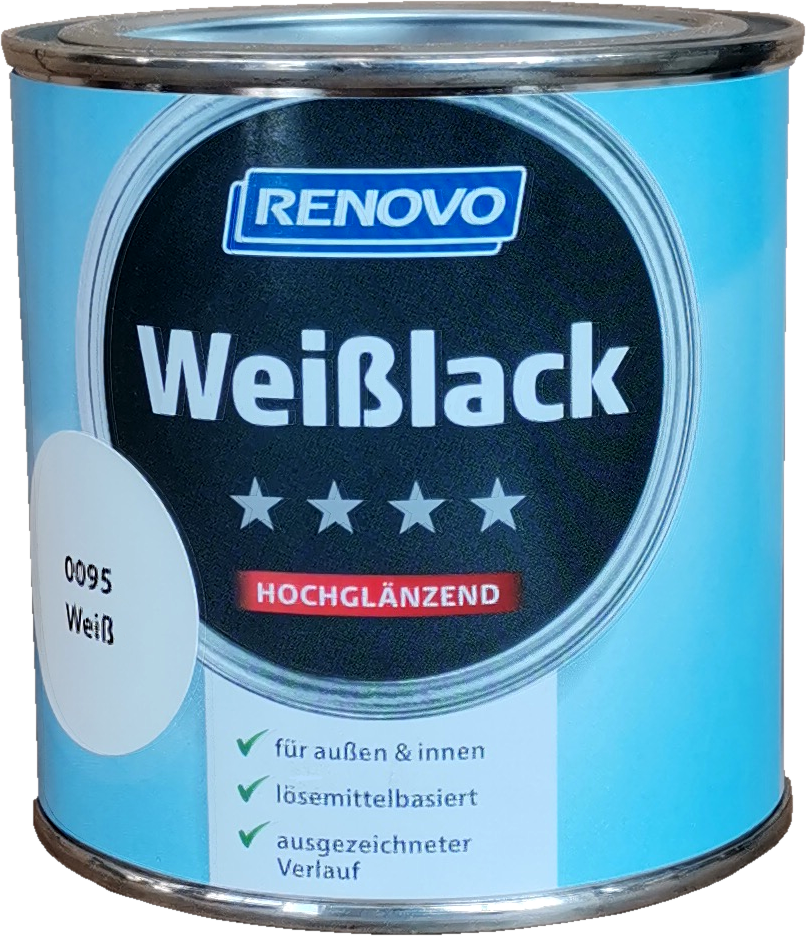 375ml Renovo Weisslack hochglänzend