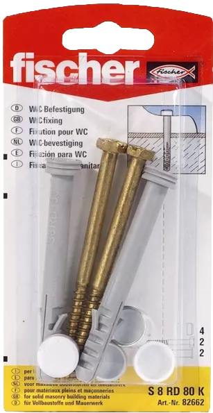 WC Befestigung S8 RD 80 K