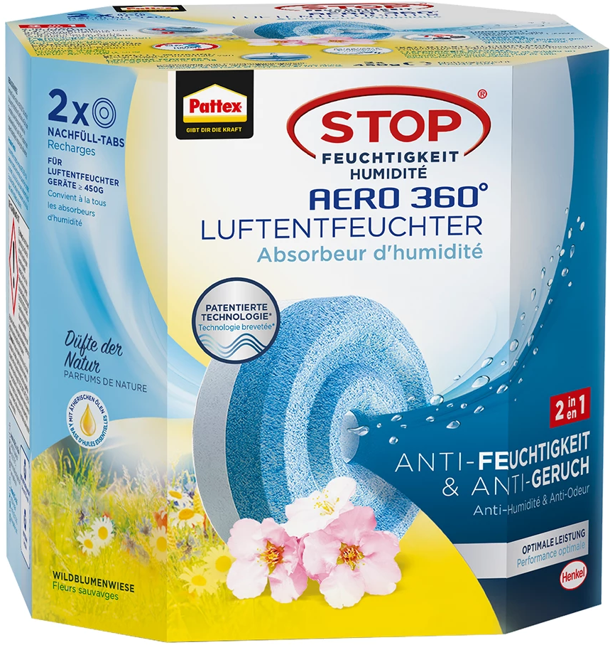 Pattex Aero 360° Wildblumenwiese 2x450g Taps