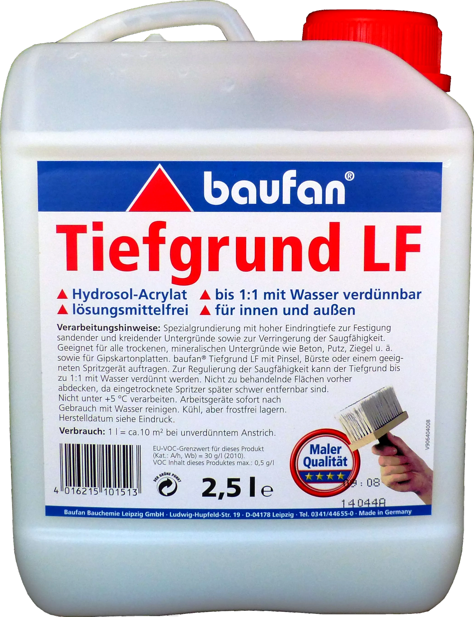 2,5 Liter Baufan Tiefgrund LF