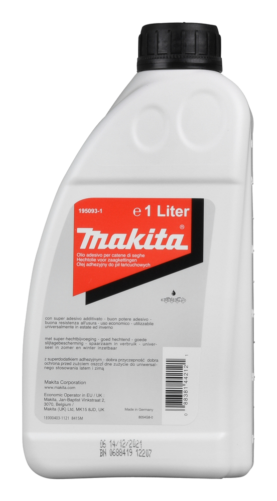 Makita Sägekettenöl, 1 Liter Mineral Plus, mineralisch