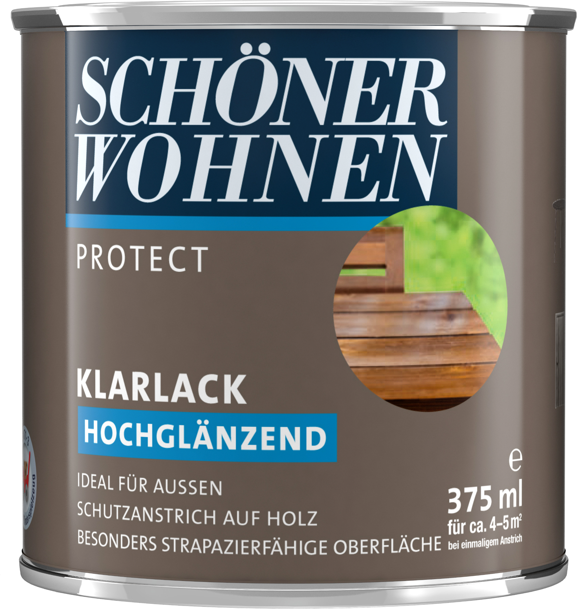 375ml Schöner Wohnen Protect Klarlack hochglänzend farblos