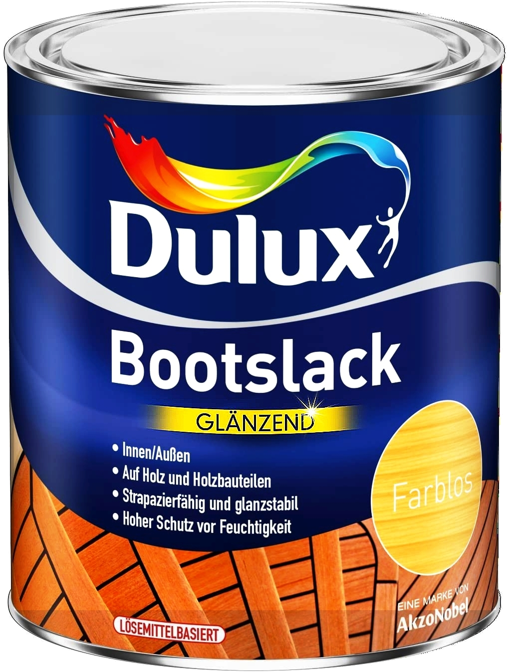 750ml Dulux Bootslack glänzend Farblos