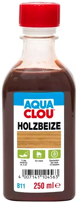 250ml Clou Aqua Beize eiche