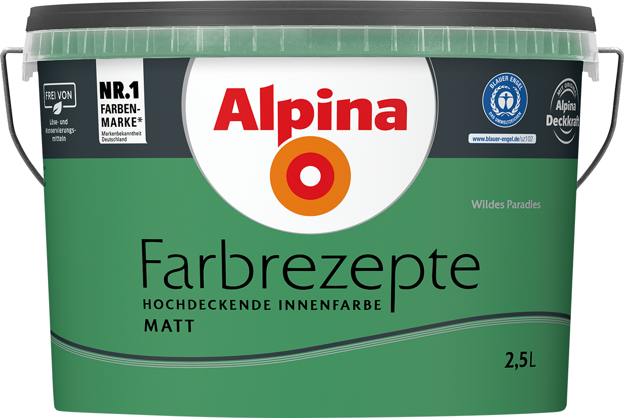 2,5L ALPINA Farbrezepte Wildes Paradies, Matt
