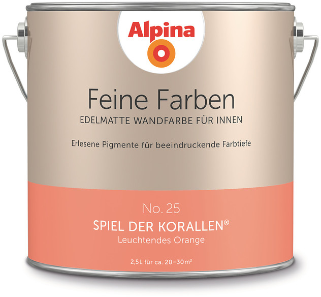 2,5L ALPINA Feine Farben Spiel der Korallen No.25