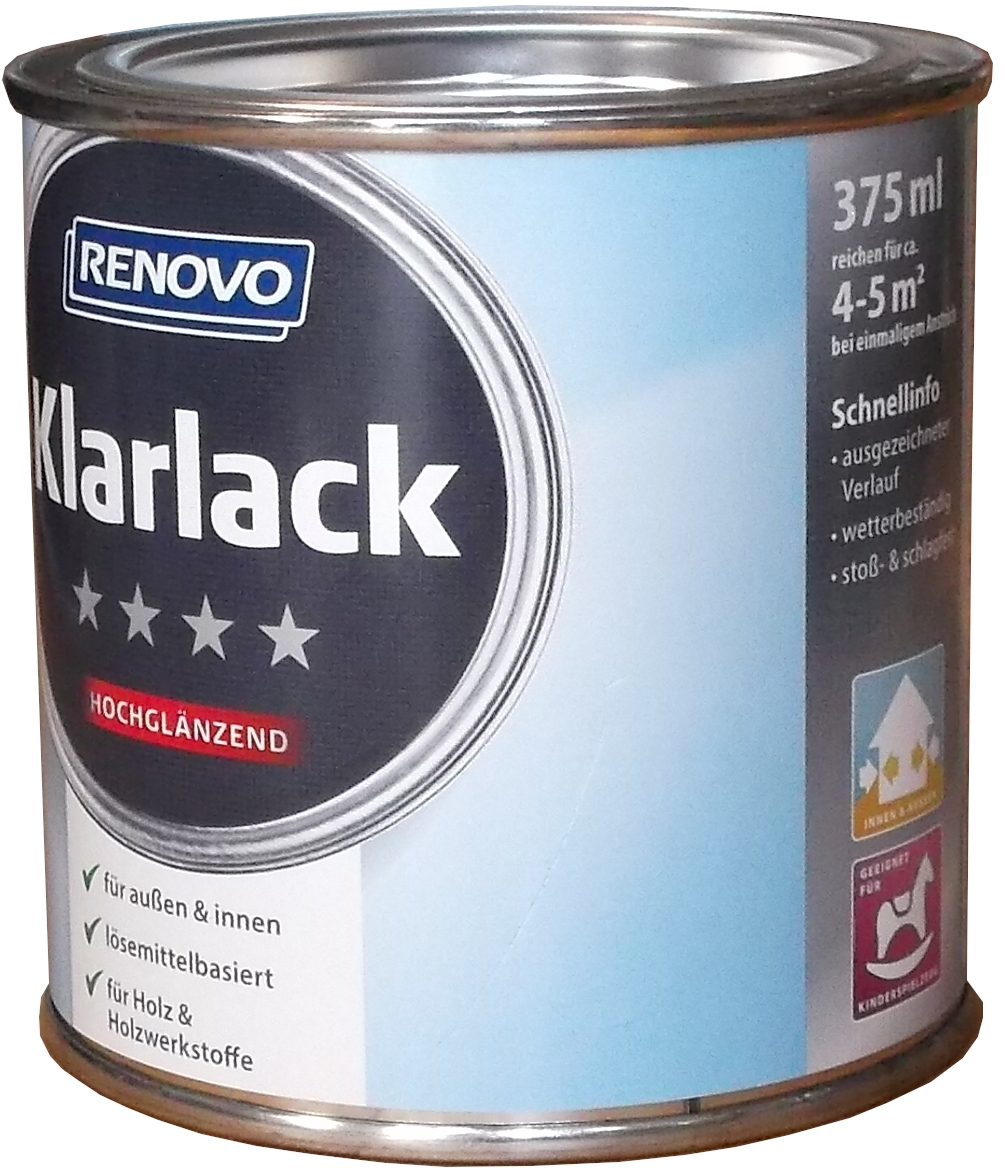 375ml Renovo Klarlack Hochglanz aromatenfrei