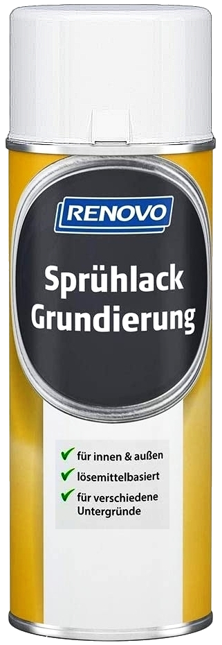 400ml Renovo Sprühlack Grundierung Weiss