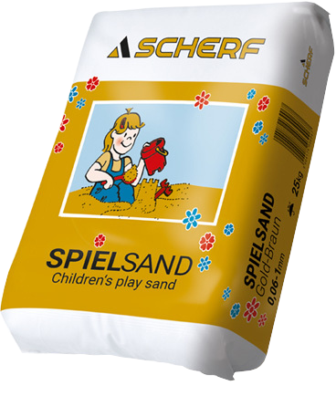 25Kg SCHERF-SPIELSAND Goldbraun 0.06-1 mm
