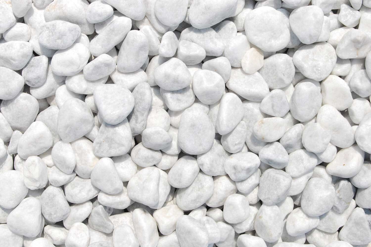 25kg SCHERF-Marmorzierkiesel Carrara-Weiss 25-40mm
