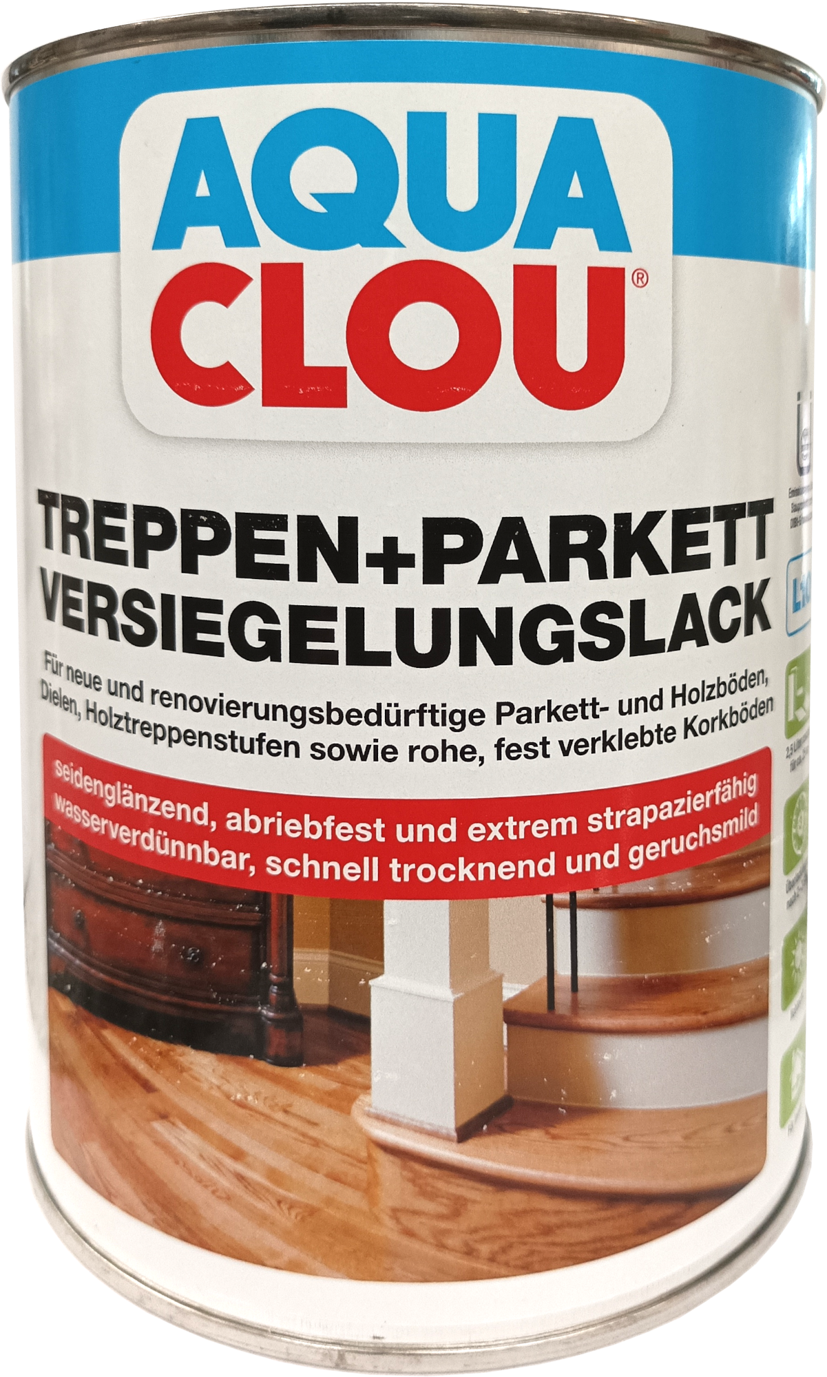 2,5L Clou Treppen- und Parkettversiegelungslack