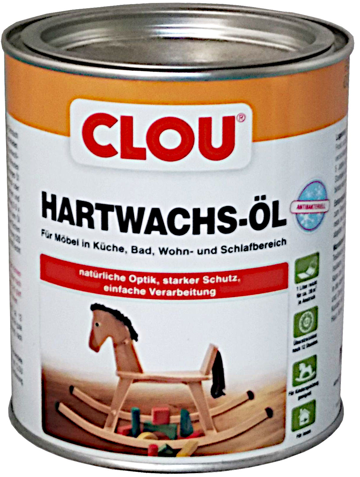 750ml Clou Hartwachs-Öl antibakt farblos