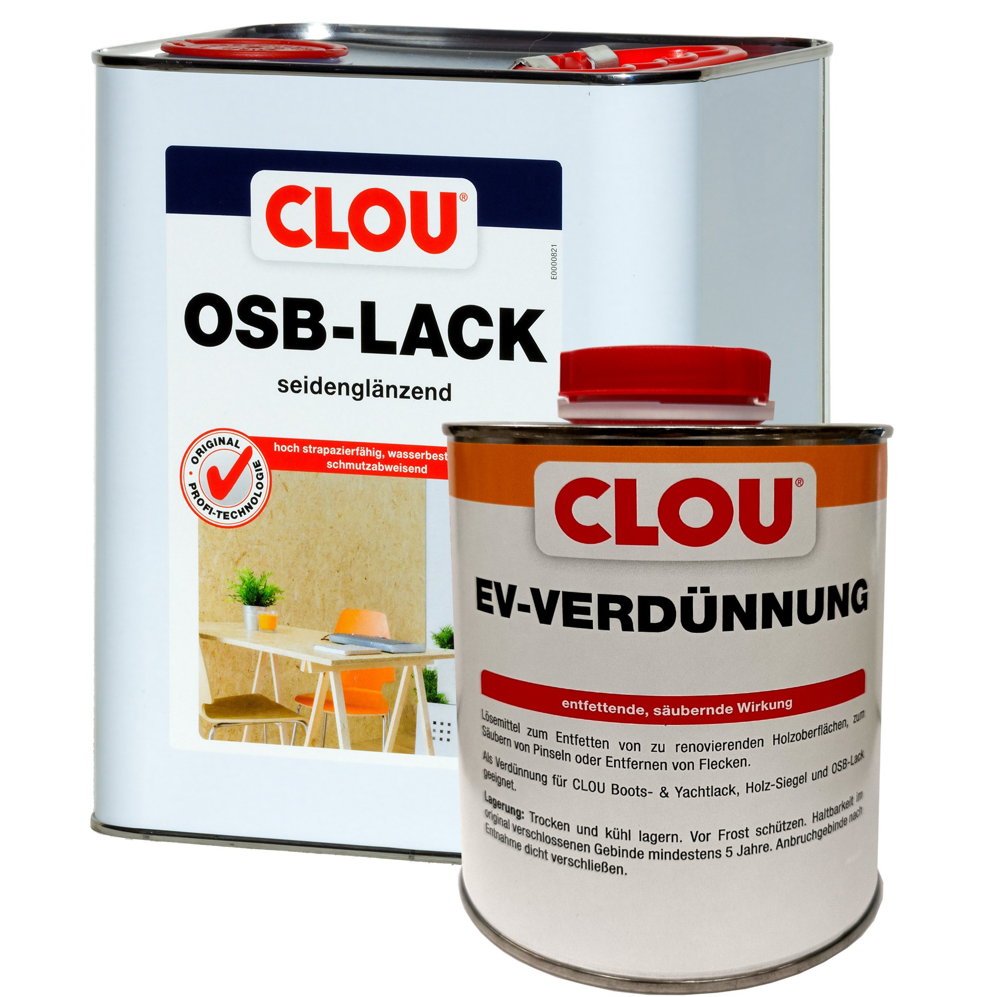 3L Clou OSB-Lack farblos seidenglänzend+EV-Verd.